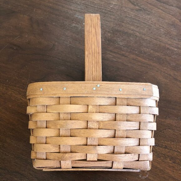 HENN Collector's Society 1997 Limited Edition Mini Shopper Fruitwood Bas… - Picture 14 of 14